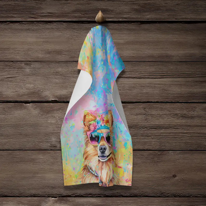 Rottweiler Hippie Dawg Pair of Pot Holders Caroline's Treasures