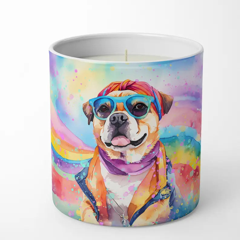 Rottweiler Hippie Dawg Pair of Pot Holders Caroline's Treasures