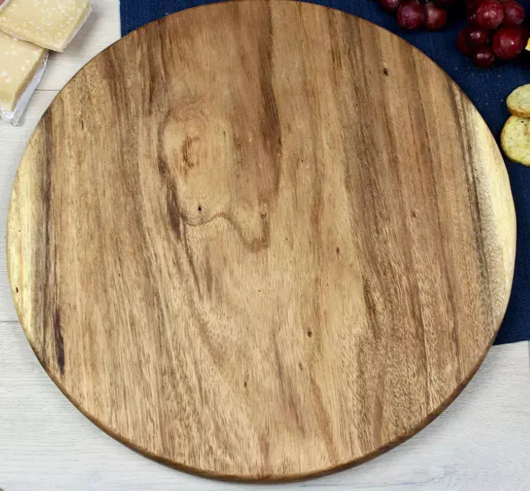 Round Charcuterie Board Tuckahoe Hardwoods