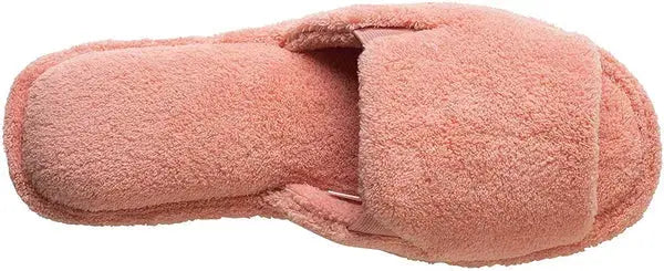 Roxoni Ultra Soft Spa Slippers for Women Cozy, Fuzzy Terry Bathroom, House and Shower Shoes Roxoni