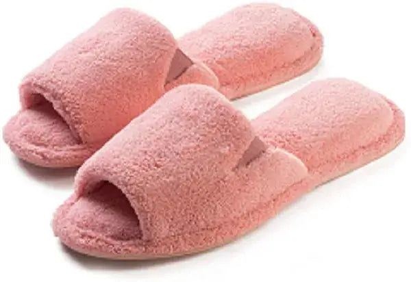 Roxoni Ultra Soft Spa Slippers for Women Cozy, Fuzzy Terry Bathroom, House and Shower Shoes Roxoni