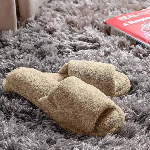 Roxoni Ultra Soft Spa Slippers for Women Cozy, Fuzzy Terry Bathroom, House and Shower Shoes Roxoni