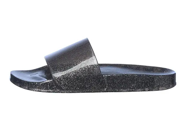 Roxoni Women's Summer Flip Flop Open Toe Jelly Glitter Slide Sandal Slippers Roxoni