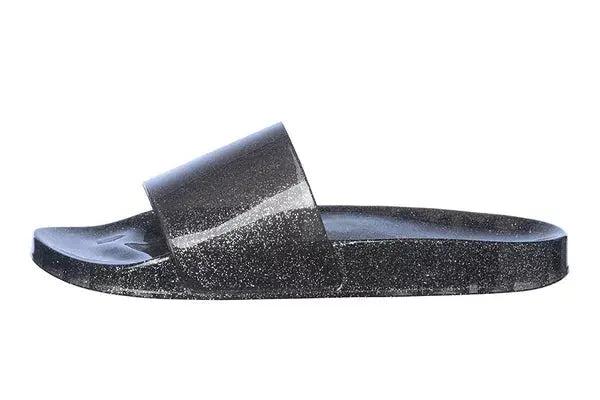 Roxoni Women's Summer Flip Flop Open Toe Jelly Glitter Slide Sandal Slippers Roxoni
