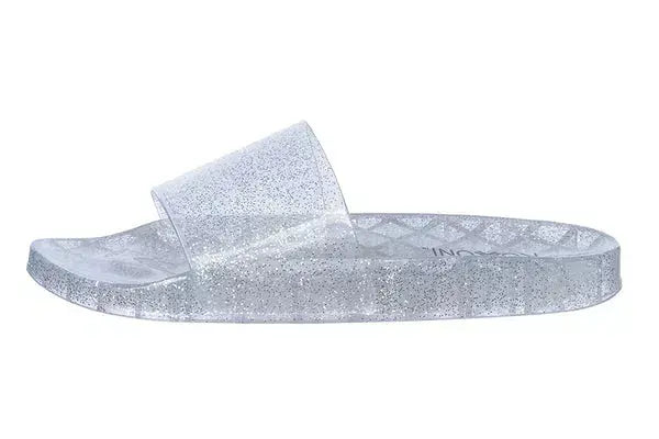 Roxoni Women's Summer Flip Flop Open Toe Jelly Glitter Slide Sandal Slippers Roxoni