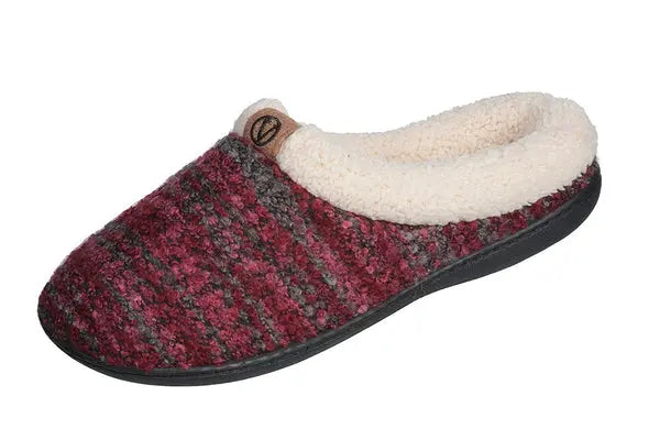 Roxoni Womens Knitted Fleece Lined Clog Slippers Warm House Shoe Roxoni