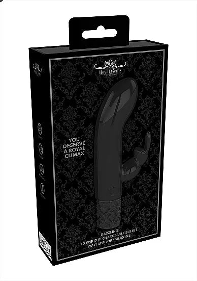 Royal Gems Dazzling Rechargeable Silicone Bullet SHOTS AMERICA