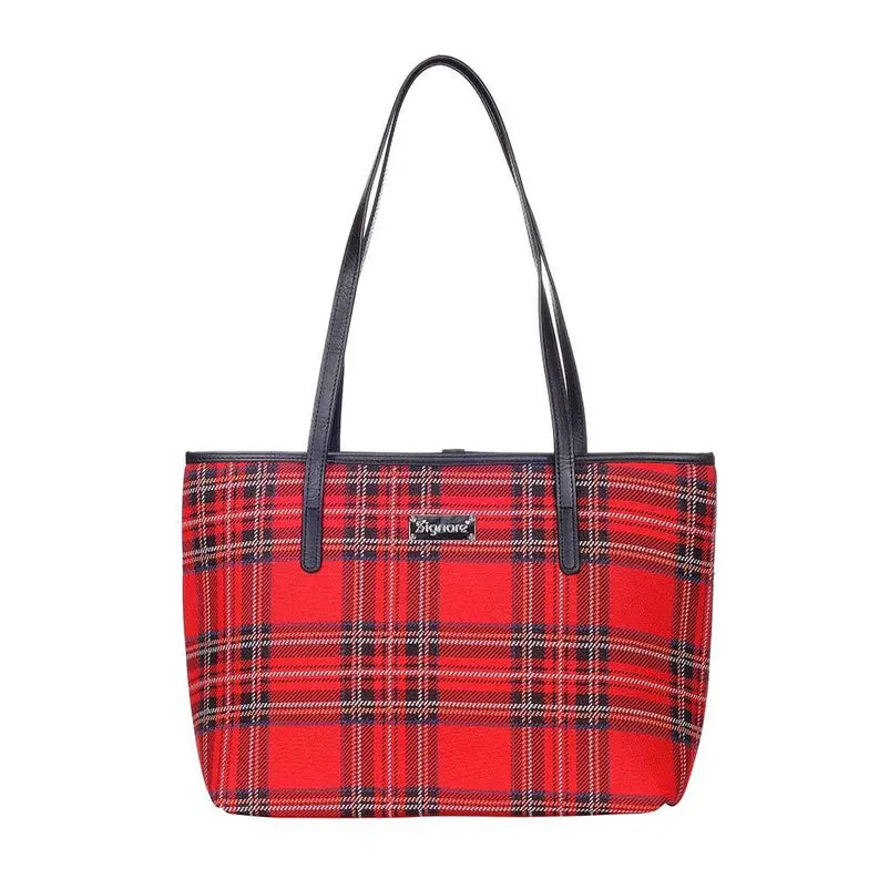 Royal Stewart Tartan College/Shoulder Tote Bag Signare USA