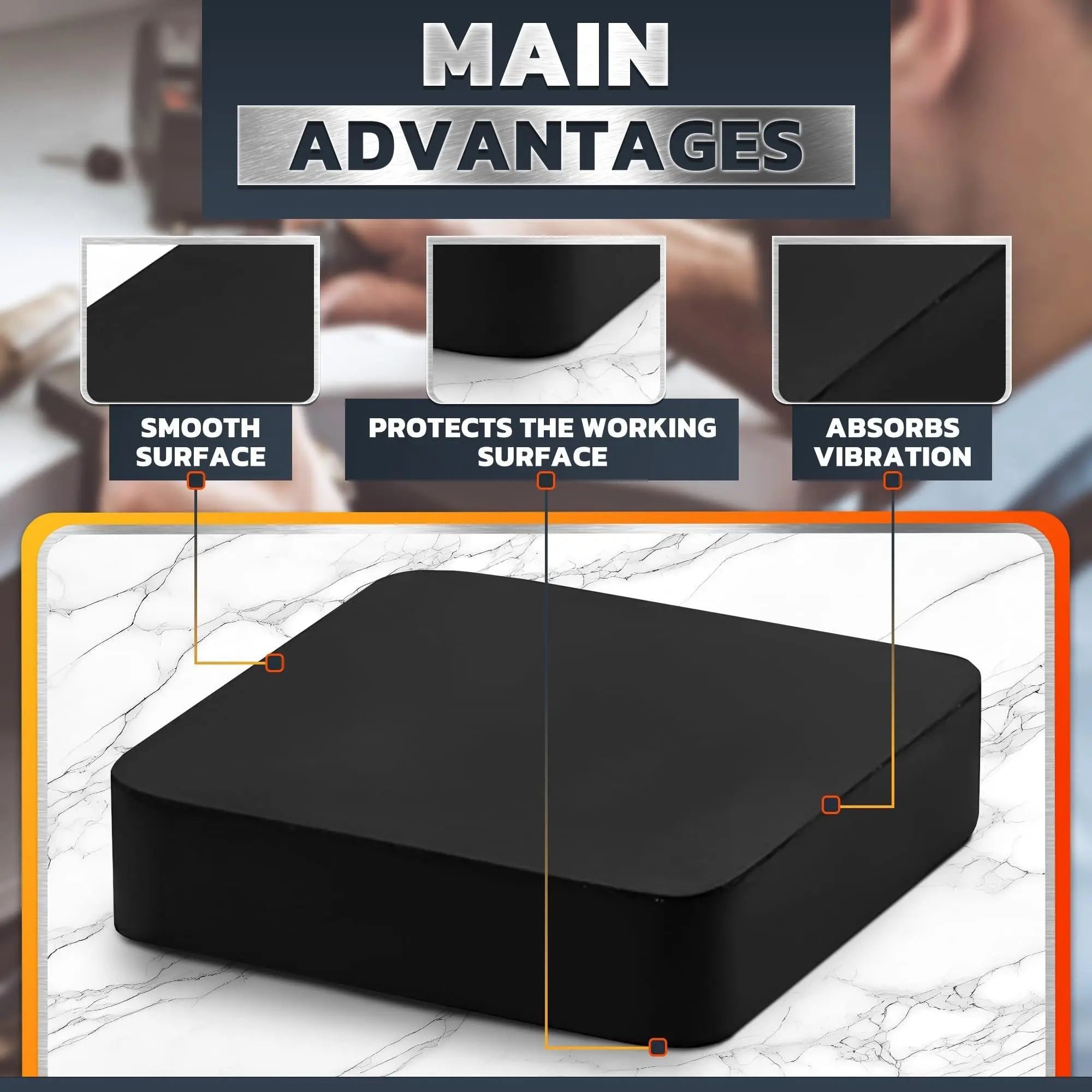 Rubber Bench Block for Jewelry Making   4'' X 4'' Solid Rubber Block Jewelers Bench Block for Hammering Shaping Chasing   Black Jewelry Soldering Block for Jewelry Making Jewelry Rubber Blocks Vikrom