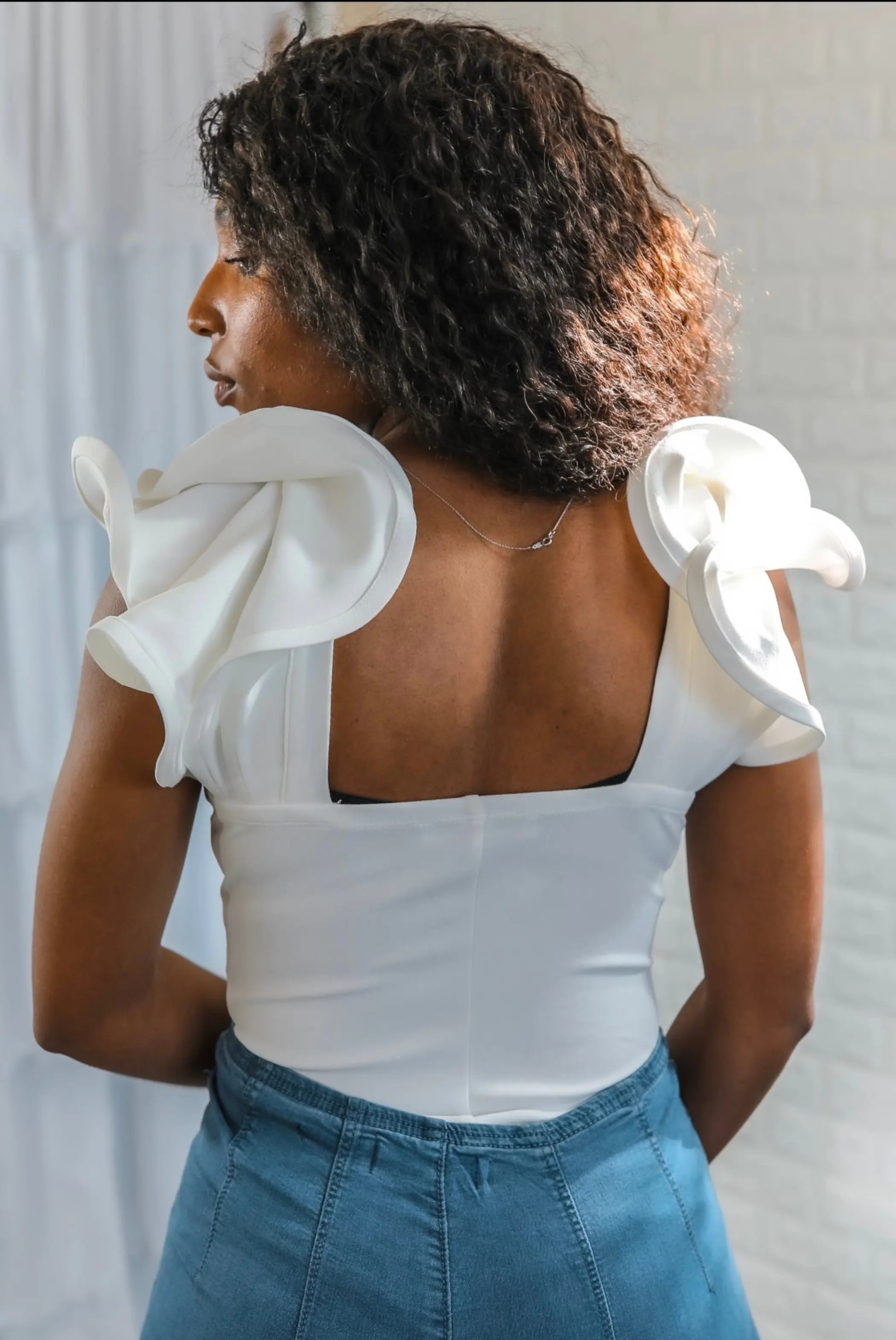 Ruffle it up Ruffle sleeves Bodysuit SurelyMine