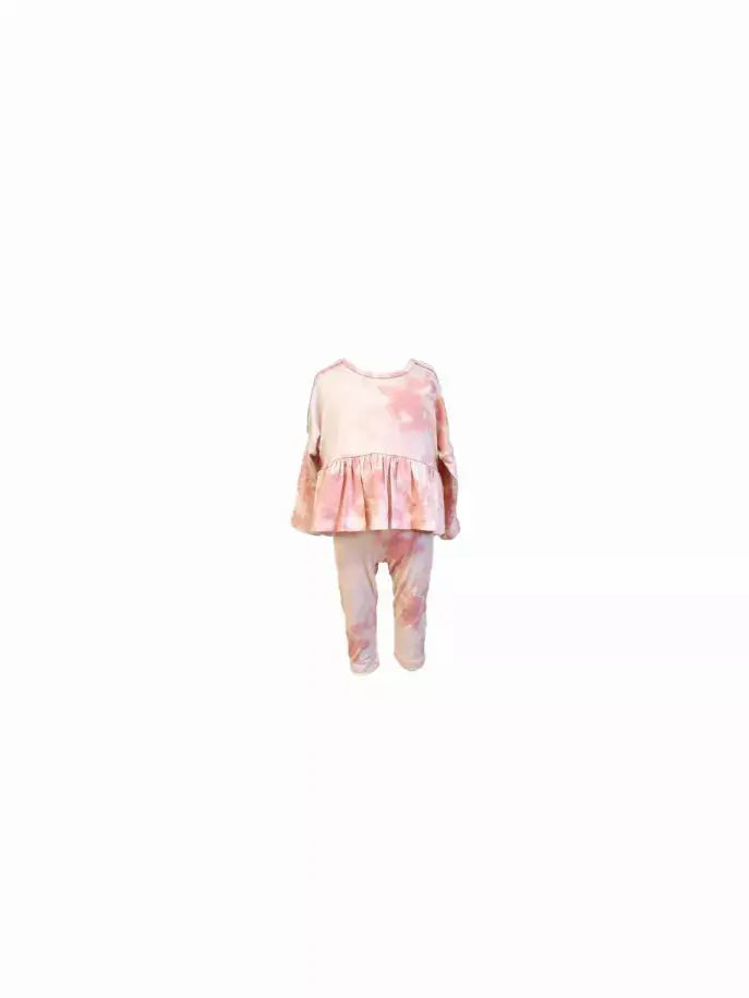 Ruffled Skirt Tunic and Leggings Set Little Mass