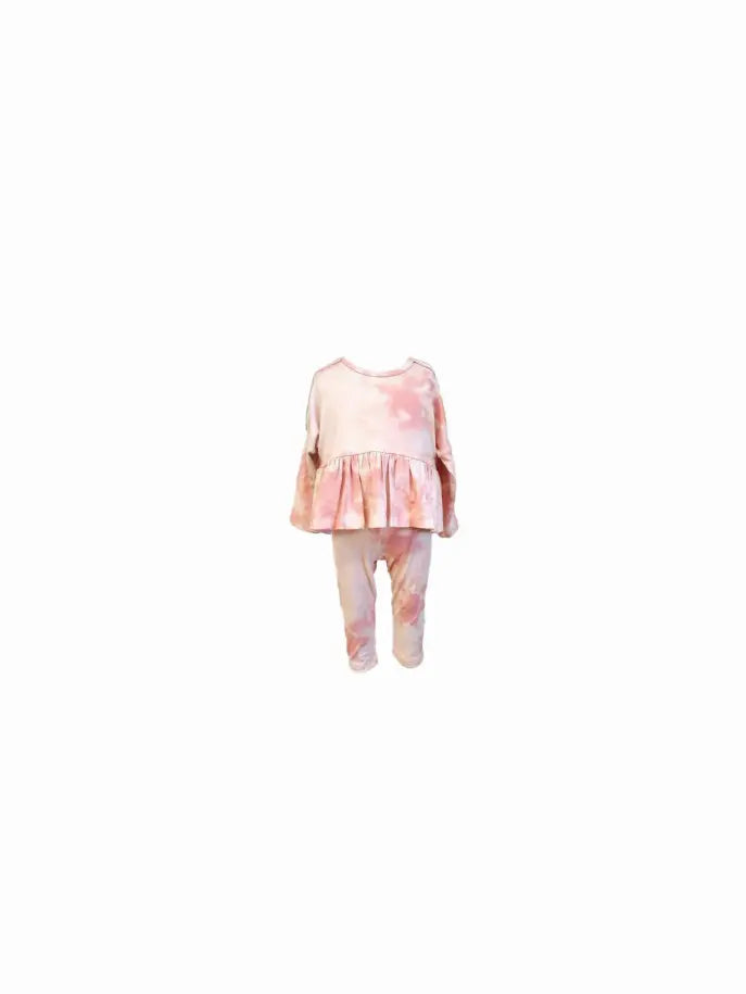 Ruffled Skirt Tunic and Leggings Set Little Mass