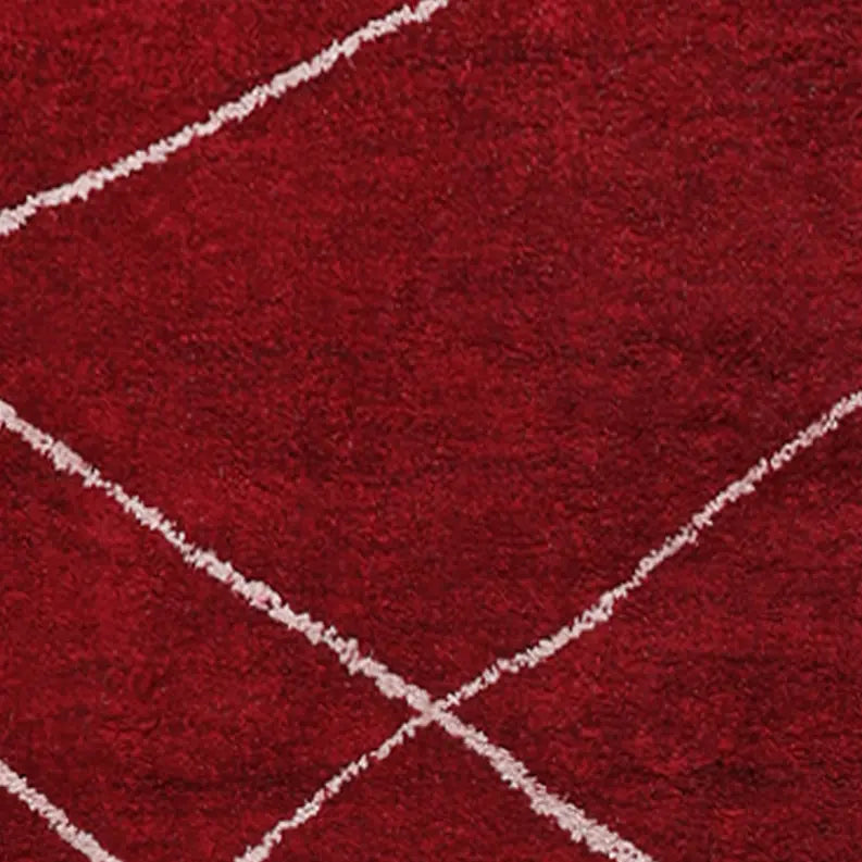Rugsotic Carpets Hand Knotted Loom Silk Mix Area Rug Geometric Get My Rugs LLC