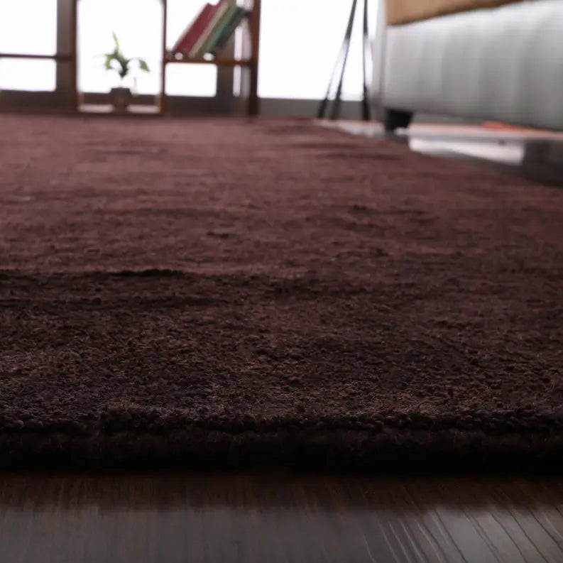 Rugsotic Carpets Hand Knotted Loom Wool Area Rug Solid Get My Rugs LLC