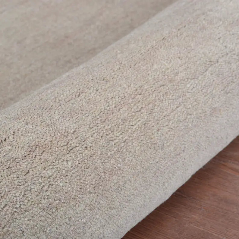 Rugsotic Carpets Hand Knotted Loom Wool Area Rug Solid Get My Rugs LLC