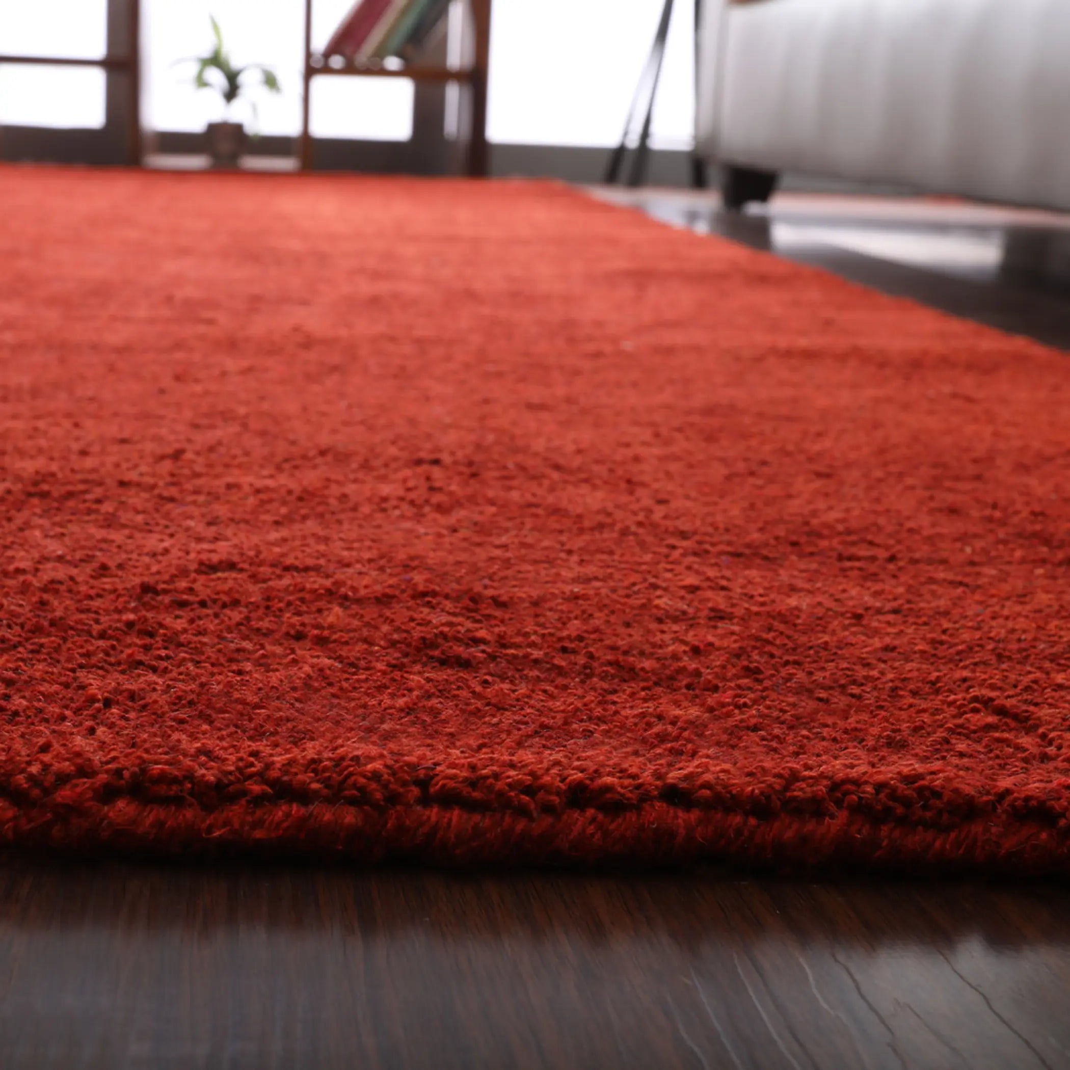 Rugsotic Carpets Hand Knotted Loom Wool Area Rug Solid Get My Rugs LLC