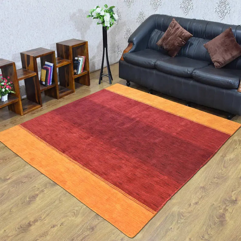 Rugsotic Carpets Hand Knotted Loom Wool Square Area Rug Contemporary Get My Rugs LLC