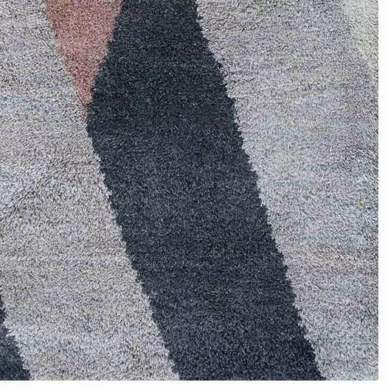 Rugsotic Carpets Hand Knotted Silk 5'x8' Area Rug Contemporary Multicolor Get My Rugs LLC