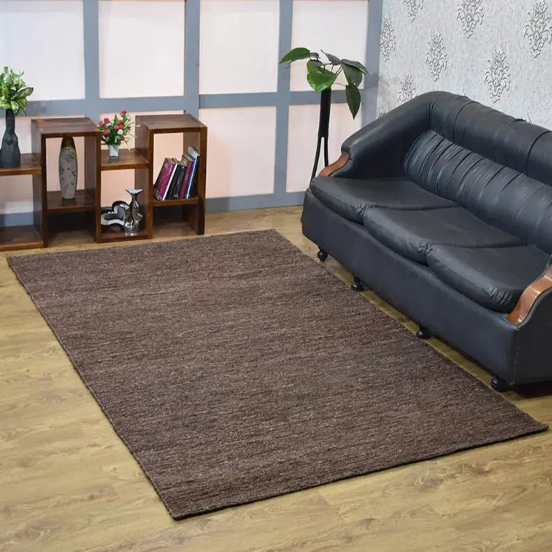 Rugsotic Carpets Hand Knotted Sumak Jute Eco-friendly Area Rug Solid Get My Rugs LLC