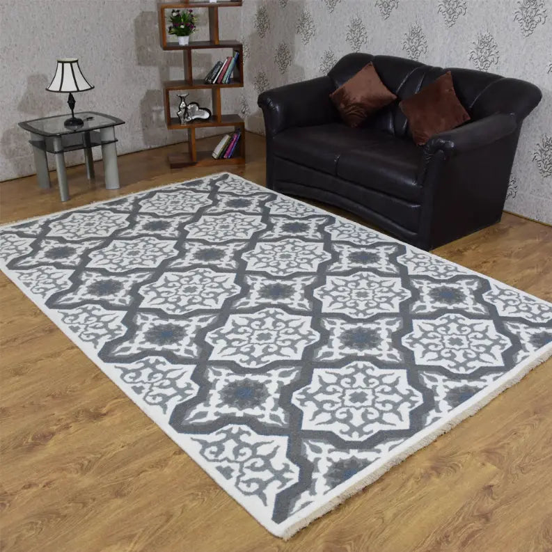 Rugsotic Carpets Hand Knotted Sumak Wool Area Rug Contemporary Get My Rugs LLC