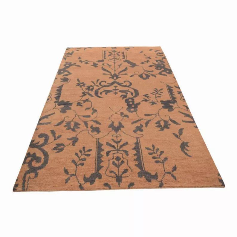 Rugsotic Carpets Hand Knotted Wool Area Rug Floral Get My Rugs LLC