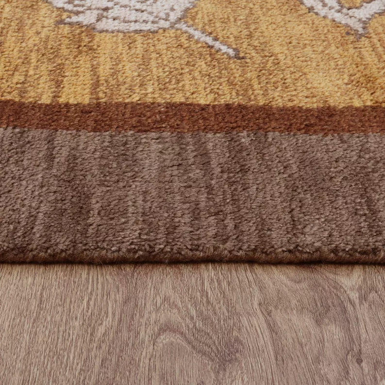 Rugsotic Carpets Hand Knotted Wool Area Rug Floral Get My Rugs LLC