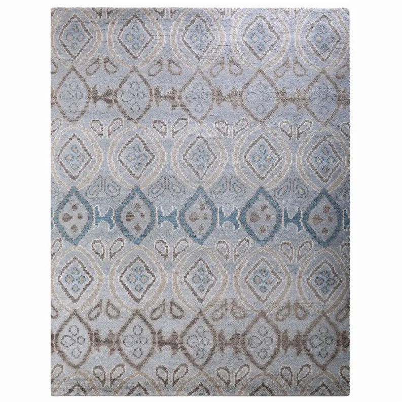 Rugsotic Carpets Hand Knotted Wool Area Rug Geometric Get My Rugs LLC