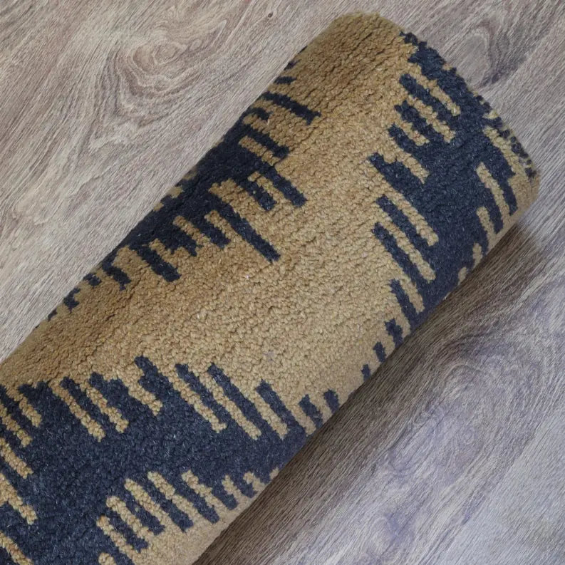 Rugsotic Carpets Hand Knotted Wool Area Rug Geometric Get My Rugs LLC