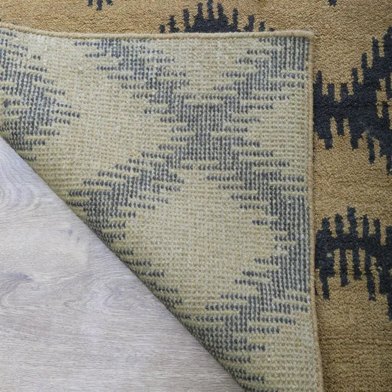 Rugsotic Carpets Hand Knotted Wool Area Rug Geometric Get My Rugs LLC