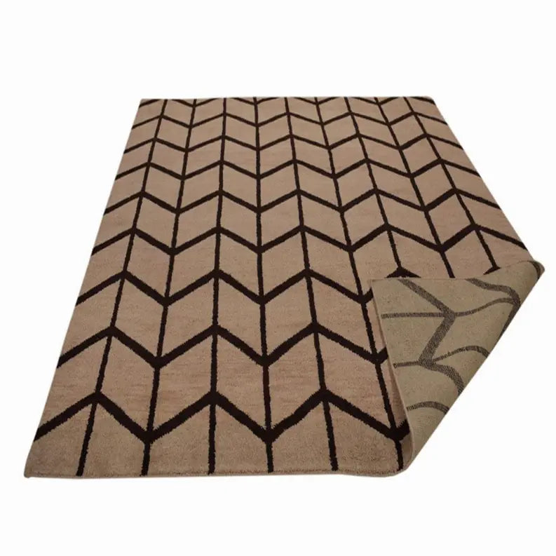 Rugsotic Carpets Hand Knotted Wool Area Rug Geometric Get My Rugs LLC