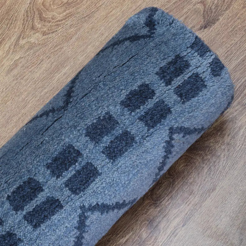 Rugsotic Carpets Hand Knotted Wool Area Rug Geometric Get My Rugs LLC