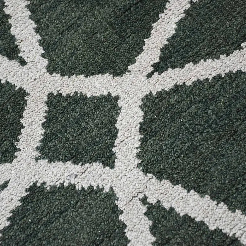 Rugsotic Carpets Hand Knotted Wool Area Rug Geometric Get My Rugs LLC