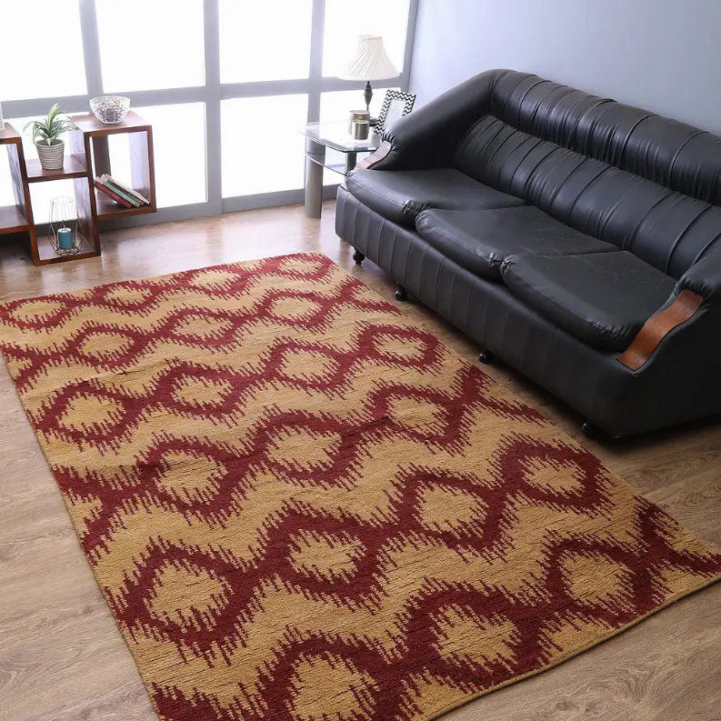 Rugsotic Carpets Hand Knotted Wool Area Rug Geometric Get My Rugs LLC