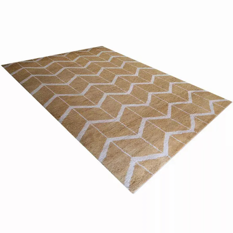 Rugsotic Carpets Hand Knotted Wool Area Rug Geometric Get My Rugs LLC