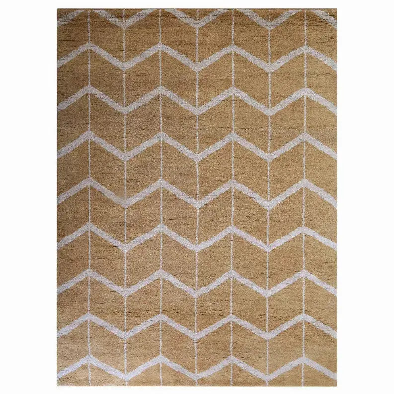 Rugsotic Carpets Hand Knotted Wool Area Rug Geometric Get My Rugs LLC