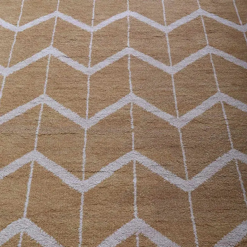 Rugsotic Carpets Hand Knotted Wool Area Rug Geometric Get My Rugs LLC