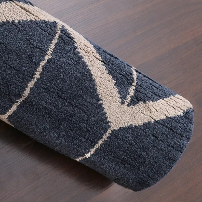 Rugsotic Carpets Hand Knotted Wool Area Rug Geometric Get My Rugs LLC
