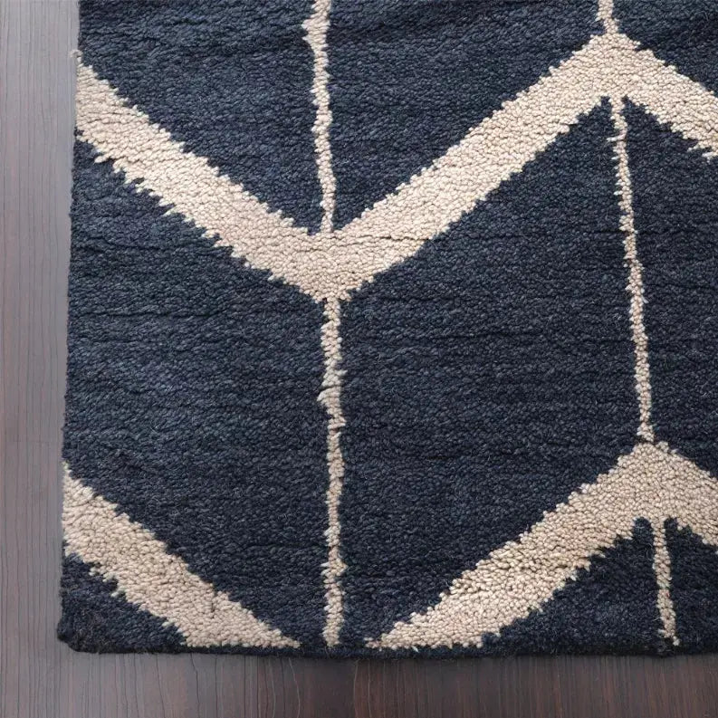Rugsotic Carpets Hand Knotted Wool Area Rug Geometric Get My Rugs LLC