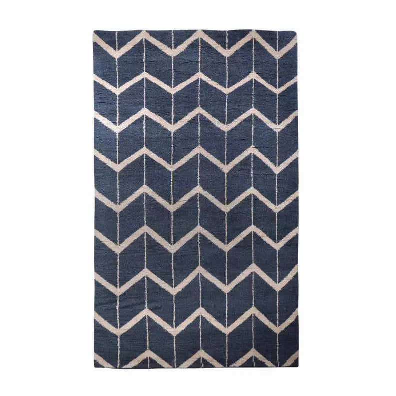 Rugsotic Carpets Hand Knotted Wool Area Rug Geometric Get My Rugs LLC