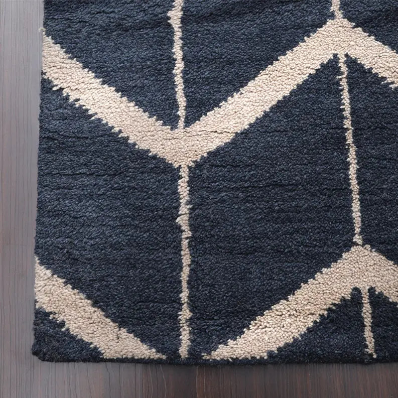 Rugsotic Carpets Hand Knotted Wool Area Rug Geometric Get My Rugs LLC