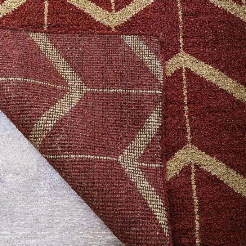 Rugsotic Carpets Hand Knotted Wool Area Rug Geometric Get My Rugs LLC