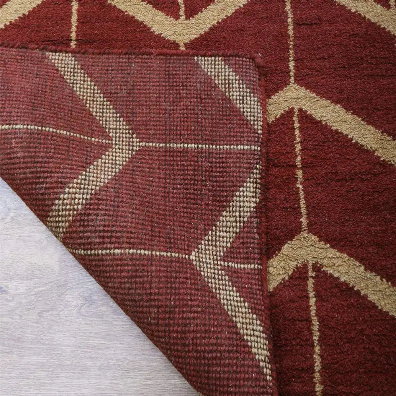 Rugsotic Carpets Hand Knotted Wool Area Rug Geometric Get My Rugs LLC