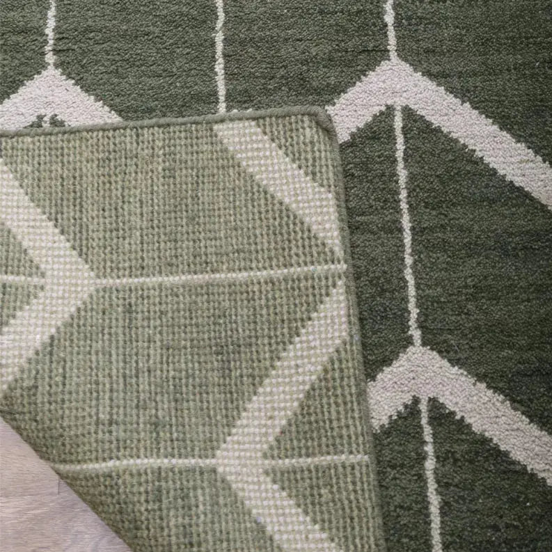 Rugsotic Carpets Hand Knotted Wool Area Rug Geometric Get My Rugs LLC