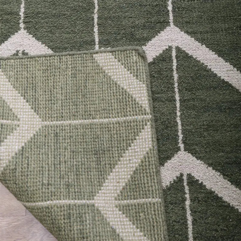 Rugsotic Carpets Hand Knotted Wool Area Rug Geometric Get My Rugs LLC