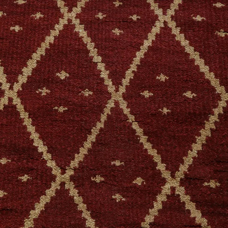 Rugsotic Carpets Hand Knotted Wool Area Rug Geometric Get My Rugs LLC
