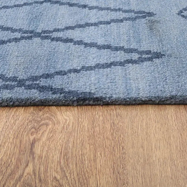 Rugsotic Carpets Hand Knotted Wool Area Rug Geometric Get My Rugs LLC