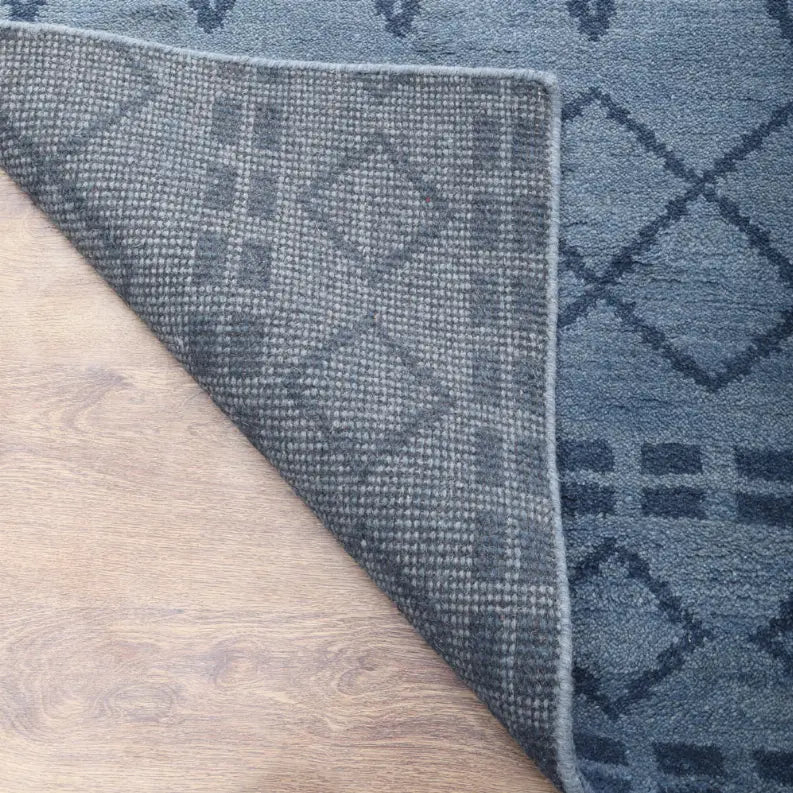 Rugsotic Carpets Hand Knotted Wool Area Rug Geometric Get My Rugs LLC