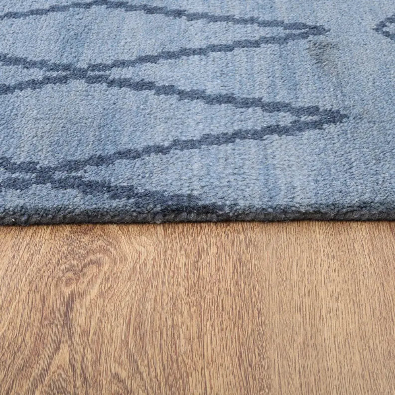Rugsotic Carpets Hand Knotted Wool Area Rug Geometric Get My Rugs LLC