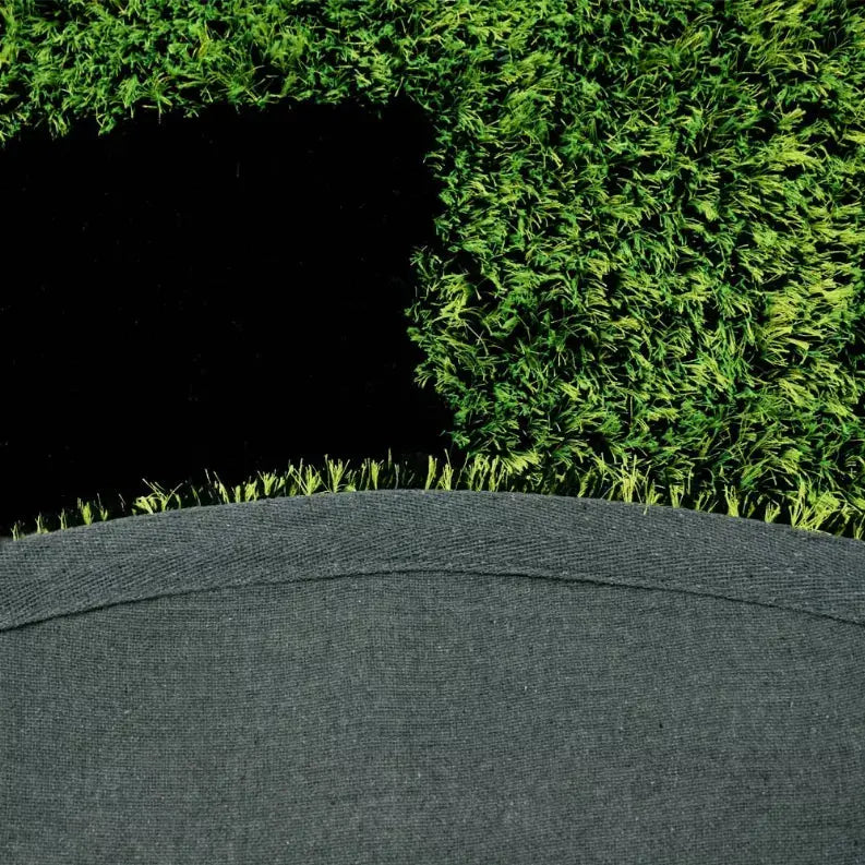 Rugsotic Carpets Hand Tufted Shag Polyester Round Area Rug Geometric Get My Rugs LLC