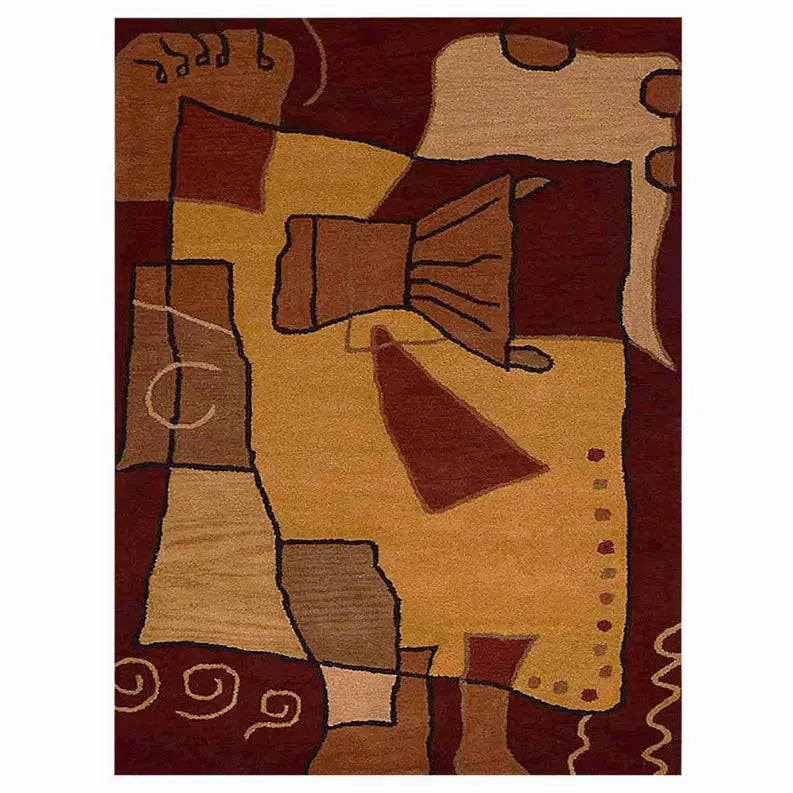 Rugsotic Carpets Hand Tufted Wool Area Rug Abstract Get My Rugs LLC